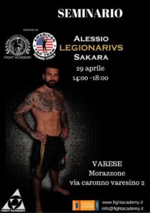 SEMINARIO CON ALESSIO “LEGIONARIUS” SAKARA