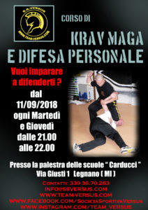 RICOMINCIA IL KRAV MAGA A LEGNANO