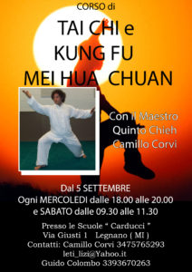 RIPARTONO A LEGNANO I CORSI DI TAI CHI E KUNG FU