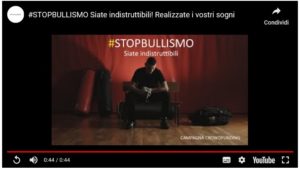 LA VERSUS PROTAGONISTA DI UNA CAMPAGNA NAZIONALE CONTRO IL BULLISMO