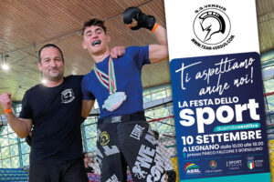 DOMENICA 10 SETTEMBRE LA VERSUS ALLA FESTA DELLO SPORT DI LEGNANO